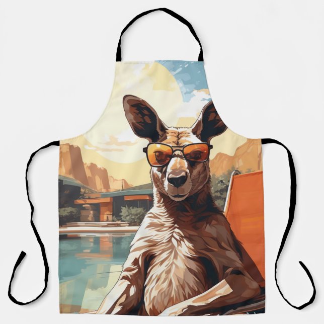 Retro Roo Apron (Front)