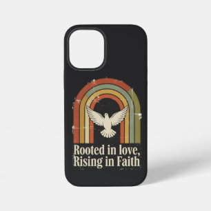 Retro rooted and rising faith design iPhone 12 mini case