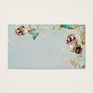 Retro roses Profile Card