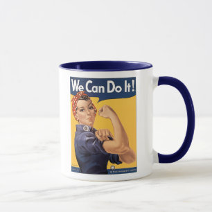 Retro Rosie We Can Do It Mug