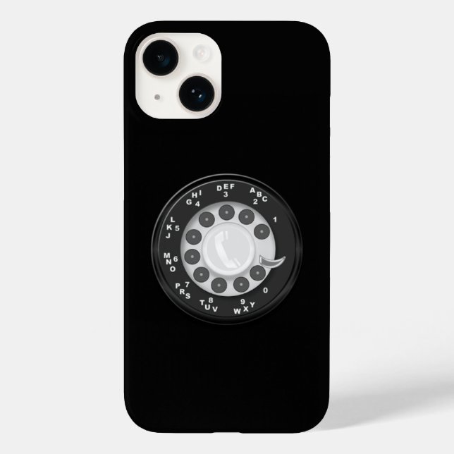 Retro Rotary Dial Case-Mate iPhone Case (Back)
