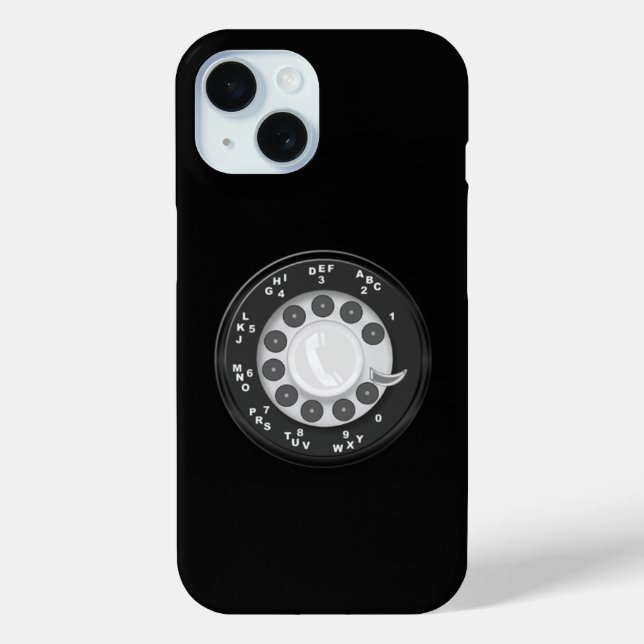 Retro Rotary Dial Phone Case (Back)
