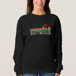 Retro Rottweiler Dog Rottie  1 Sweatshirt