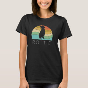 Retro Rottweiler Dog Rottie Puppy Mum Dad Vintage  T-Shirt