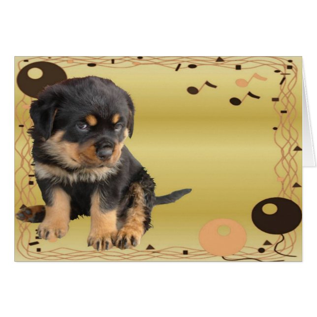Retro Rottweiler Party (Front Horizontal)