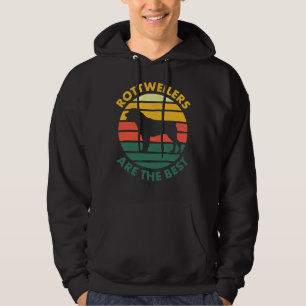 Retro Rottweilers Best Dogs 30 Hoodie