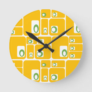 Retro  round clock