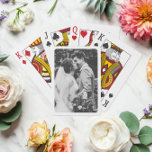 Retro Rounded Corners Photo Playing Cards<br><div class="desc">customise with your own photo; keep or remove the border as desired</div>