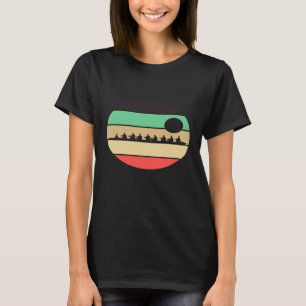Retro Rowing Crew Boat Gift I Rower Row Team 7 T-Shirt