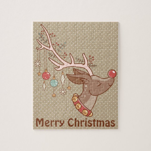 Retro Rudolph Puzzle (Vertical)