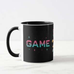 Retro Runner "Game Over" Pixel Art Design Mug
