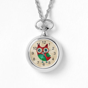 Retro Rustic Custom Owl Watch