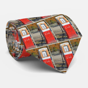 Retro Rusty Gas Pump  Tie
