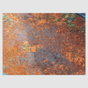 Retro Rusty Grunge Texture Pattern Tissue Paper