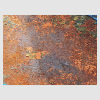 Retro Rusty Grunge Texture Pattern Tissue Paper