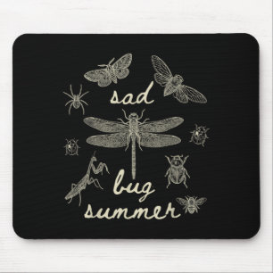 Retro Sad Bug Summe Cottagecore Insect Bug Mouse Pad