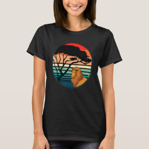 Retro Safari Zoo Animal Africa Lion T-Shirt