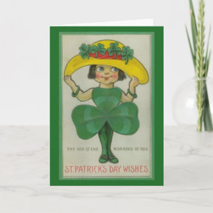 Retro Saint Patrick's Day Greeting Card
