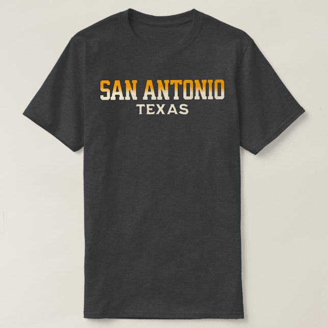 Retro San Antonio Texas T-Shirt (Design Front)