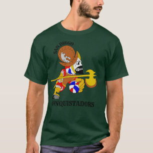 Retro San Diego Conquistadors ABA Basketball TShir T-Shirt