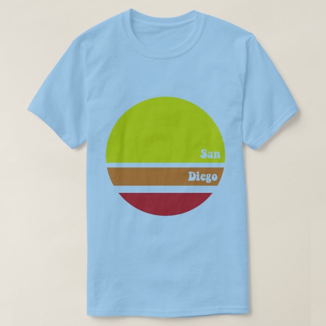 Retro San Diego T-Shirt (Design Front)