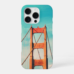 Retro San Francisco Golden Gate Bridge iPhone Case