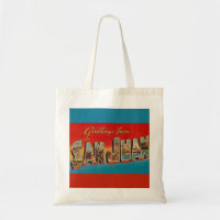 Retro San Juan Greeting Tote