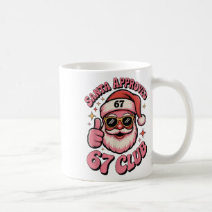 Retro Santa Approved 67 Club - Funny Christmas 67 Coffee Mug