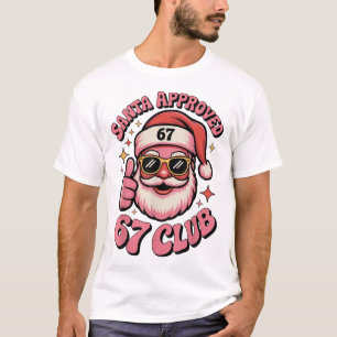 Retro Santa Approved 67 Club - Funny Christmas 67 T-Shirt