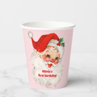 Retro Santa birthday