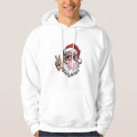 Retro Santa Christmas Blowing Bubble Vintage  Hoodie<br><div class="desc">Retro Santa Christmas Blowing Bubble Vintage Merry Christmas Funny Santa With Sunglasses Xmas Holiday</div>