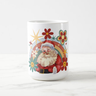 Retro Santa Christmas Mug