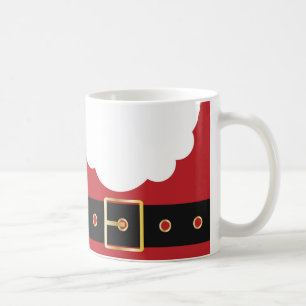 retro santa claus coffee mug