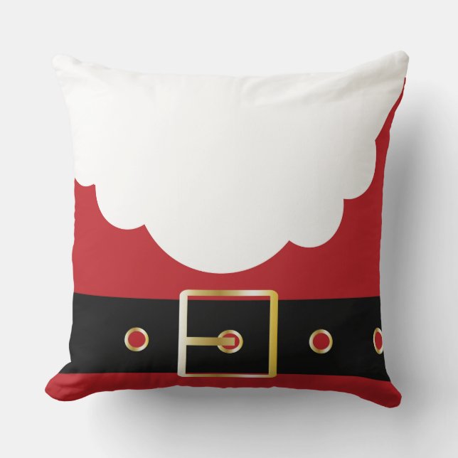 retro santa claus cushion (Front)