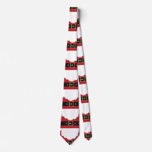 retro santa claus tie