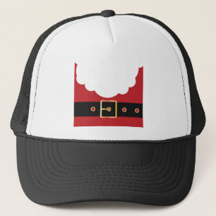 retro santa claus trucker hat