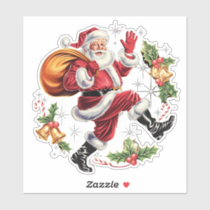 Retro Santa Claus with a Festive Twist