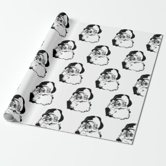 Retro Santa Claus Wrapping Paper