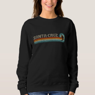 Retro Santa Cruz California Surfing Tee Santa Cruz