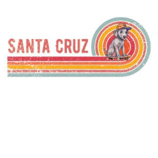 Retro Santa Cruz Skateboarding Great Dane T-Shirt