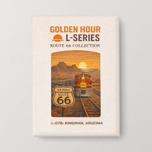 Retro Santa Fe Route 66 Train Kingman Art