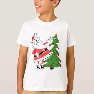 Retro Santa Holiday Tshirts and Gifts
