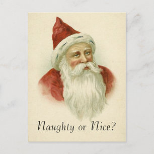 Retro Santa Postcard