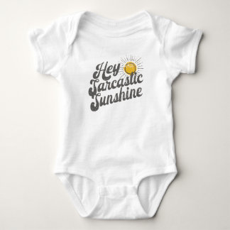 Retro Sarcastic Sunshine Vintage Humour Art Baby Bodysuit