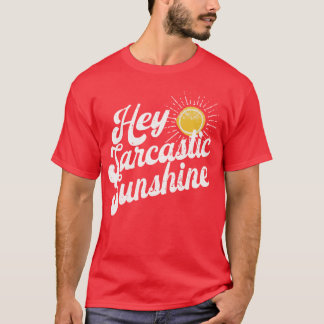 Retro Sarcastic Sunshine Vintage Humour Art T-Shirt