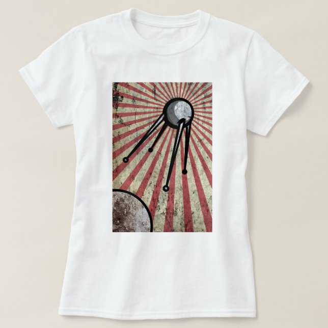 Retro satellite T-Shirt (Design Front)