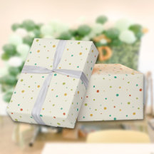 Retro Scattered Polka Dot Pattern