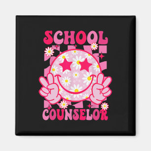 Retro School Counsellor Back To School Teacher Cou Magnet