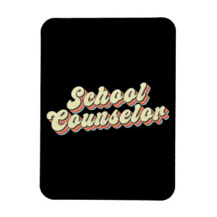 Retro School Counsellor Counseling Teacher Magnet
