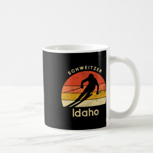 Retro Schweitzer Mountain Skiing Apparel Vintage I Coffee Mug